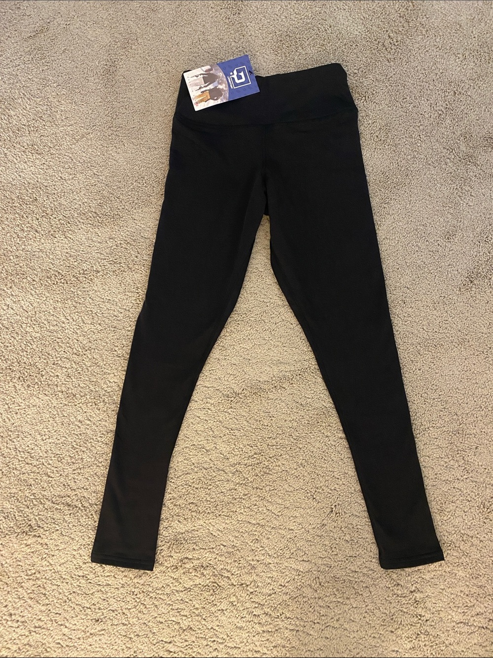 Thermal black skii leggings